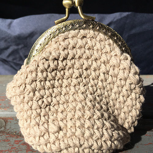 Beige Coin Purse