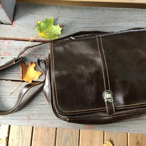 Leather Messenger Bag